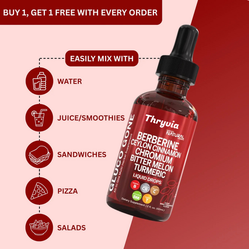 Thryvia Berberine Ceylon Cinnamon Liquid Drops.